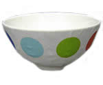 melamine spotted bowl